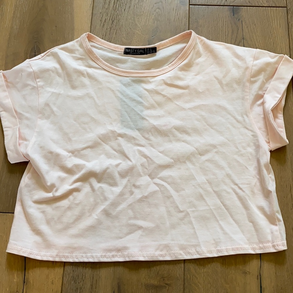 NastyGal cropped T-shirt